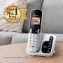 Чисто Нов Дигитален Безжичен Телефон Panasonic KX-TGC260 Сребрист с Телефонен Секретар и Блокиране.., снимка 7