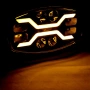 1бр. овал Комбо LED Халоген + дневна бяла и жълта NEON светлина с 16 диода, 24V, снимка 4