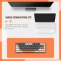 Механична клавиатура Yindiao T8 RGB 60% Brown, снимка 5