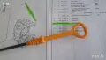 027115611C**NEU**VAG**МАСЛОМЕРНА ЩЕКА ЗА ДВИГАТЕЛ**, снимка 2