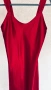 Червена сатенена рокля slip dress Body Zone (KappAhl), размер M, снимка 10