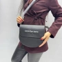Calvin Klein Дамска Черна Кожена Чанта С Дълга Дръжка За През Рамо Код malkite-AK 32248, снимка 2