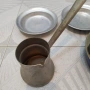 Три алуминиеви чинии, джезве и чайник, снимка 2