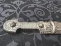 Сребърен кинжал кама от Царска Русия, снимка 7