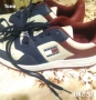 TOMMY HILFIGER Оригинал Нови Дамски Маратонки Изцяло от Естествена Кожа 40/41, снимка 1