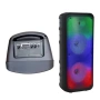 Безжична RGB тонколона – 2×8″ говорителя, Bluetooth, 1200 W, батерия 3000 mAh, снимка 7