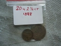 2,5 и 20 стотинки 1888 година, снимка 7