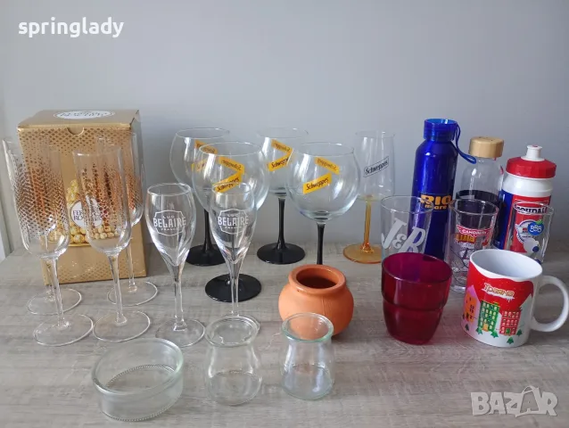 Брандирани/стъклени чаши/ чаша, бутилка, различни модели и цени