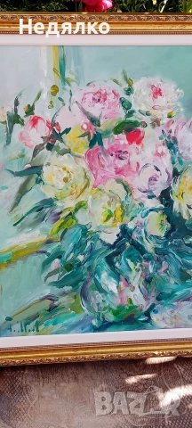 Стара картина,Фриц Фрьолих,масло на фазер, снимка 5 - Антикварни и старинни предмети - 54224755