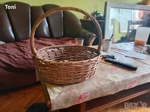 плетена кошница 
