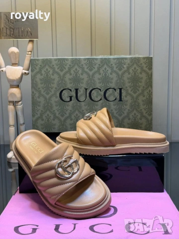 Gucci Нови Дамски Чехли Гучи Различни Цветове , снимка 6 - Чехли - 54620693