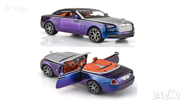 Метална кола Rolls-Royce Spectre Two Tone – 1:24, снимка 4 - Коли, камиони, мотори, писти - 54490309