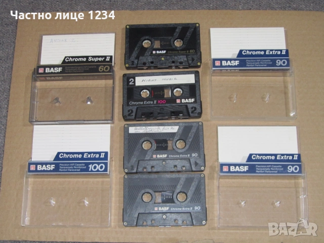 Хромни аудио касети BASF, снимка 2 - Аудио касети - 54642668