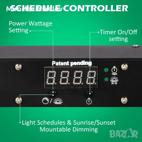 Lucius 720W LED Лампа за отглеждане на растения, снимка 6 - Лед осветление - 54047443