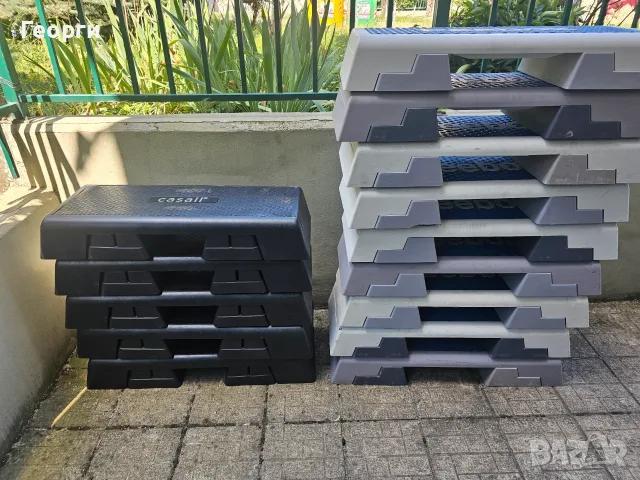 Продавам 11 бр Степове за (Степ платформи) за аеробика, снимка 6 - Фитнес уреди - 55399594