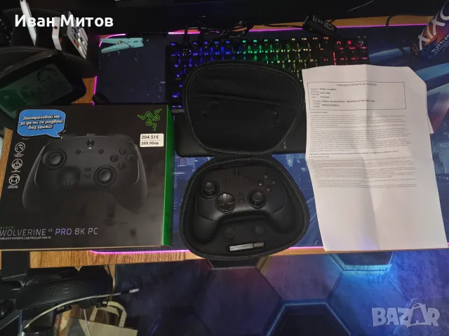 Продавам чисто нов Гейминг контролер Razer - Wolverine V3 Pro 8K PC, отворен само за преглед и тест, снимка 4 - Джойстици и геймпадове - 55321169