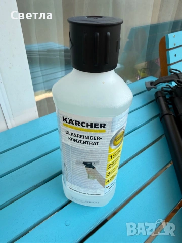 Уред за почистване на прозорци Karcher WV 2  + KV 4 Premium, плюс удължител Karcher KV, снимка 10 - Парочистачки и Водоструйки - 55147921