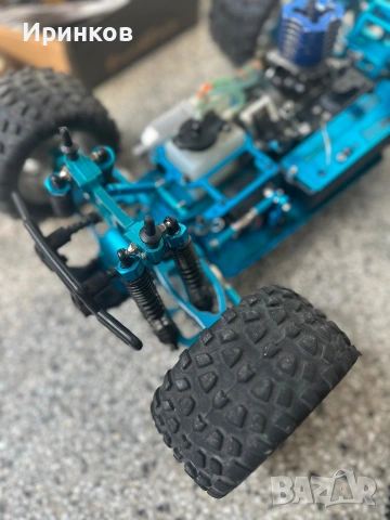 Нитро количка HSP 1/10 Monster truck, снимка 6 - Коли, камиони, мотори, писти - 55140474