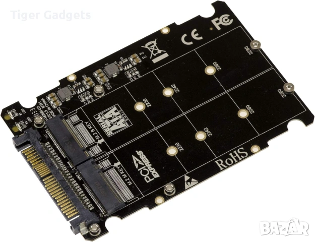 Kalea-Informatique M.2 NVMe / SATA към U.2 SFF-8639 Adapter – адаптер за M.2 SSD към U.2 интерфейс