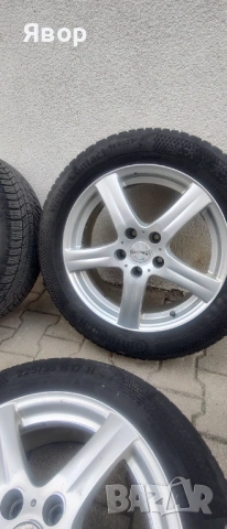 Джанти ENZO 17 със зимни Continental 225/55, снимка 3 - Гуми и джанти - 54572537