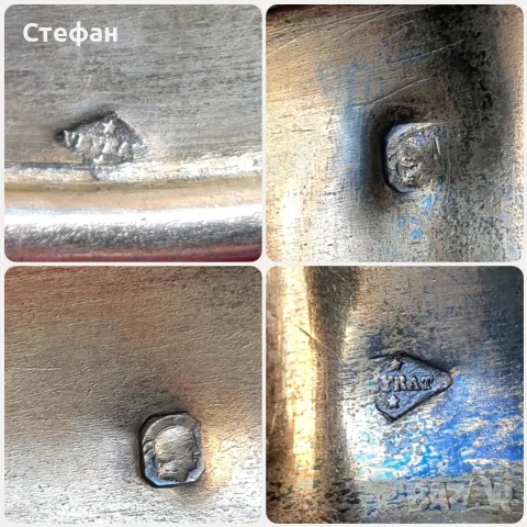 Сребърен комплект, снимка 11 - Антикварни и старинни предмети - 55695270