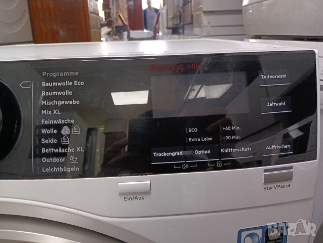 Сушилня с термопомпа АЕГ Aeg Series 9000 A+++ 8кг 2 години гаранция!, снимка 4 - Сушилни - 54772807