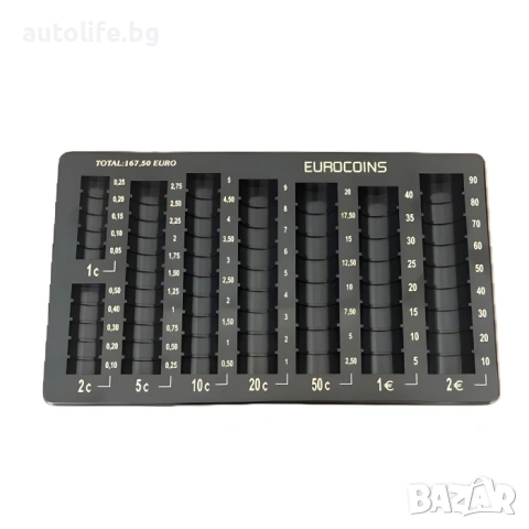 Евро Монетник органайзер EURO стотинки 