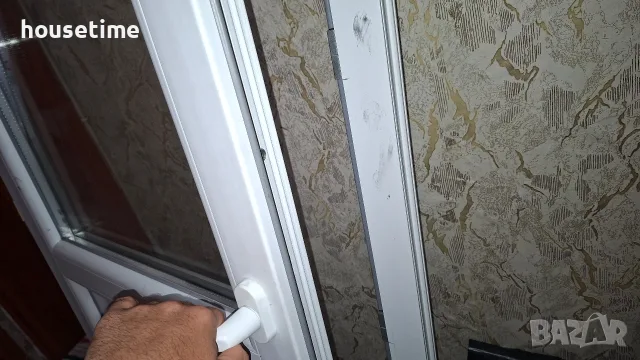 Запазена PVC Врата с Прозорче / Дограма, снимка 3 - Дограми - 55492577