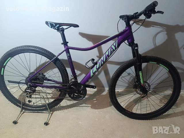 Дамски алуминиев велосипед Conway ML 427 (Размер М / 27.5") – Хидравлики Shimano, снимка 15 - Велосипеди - 54663587