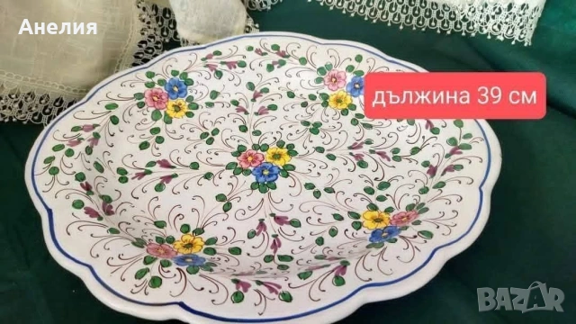Съд от Италия разкош много цветен , снимка 4 - Други - 54717314