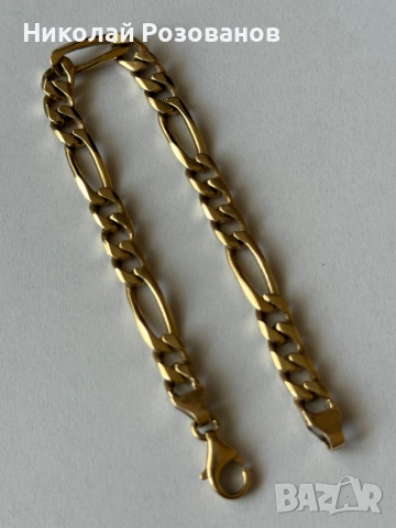 Мъжка златна гривна Картие, снимка 5 - Гривни - 54192872