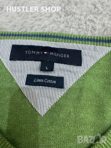 Мъжки пуловер TOMMY HILFIGER. Размер L, снимка 4 - Пуловери - 54347601