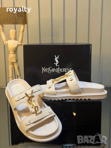 Yves Saint Laurent Нови Дамски Чехли Различни Цветове YSL, снимка 4 - Чехли - 55082809