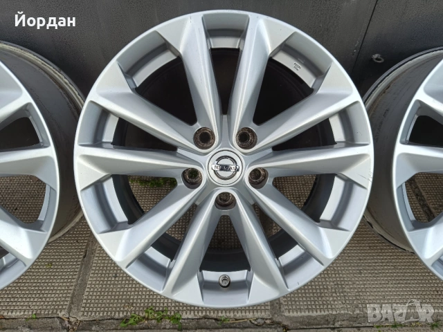 ОРИГИНАЛНИ джанти 17 ' цола 5x114,3 НИСАН Кашкай / NISSAN QASHQAI J10 J11 7J ET40 + датчици, снимка 8 - Гуми и джанти - 54485880