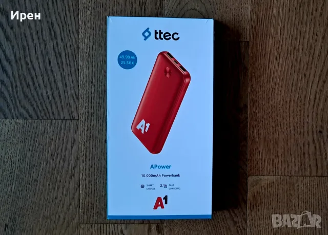 Външна батерия Powerbank APower 10000 mAh