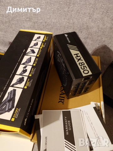 компютърно захранване Corsair HX-850 850W Platinum, снимка 4 - Захранвания и кутии - 54664019