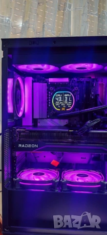 Продавам НОВО Супер Гейм PC Ryzen 7 9800X3D/64Gb/2Tb SSD/RX 9070XT 16Gb/WIFI & BT/Гаранция, снимка 3 - Геймърски - 54442501