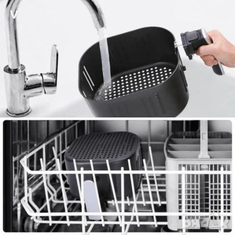 Промоция - Фритюрник AirFryer Voltz OV51980F 1800W, 7.7L, 2 ГОДИНИ ГАРАНЦИЯ, снимка 2 - Фритюрници - 54671786