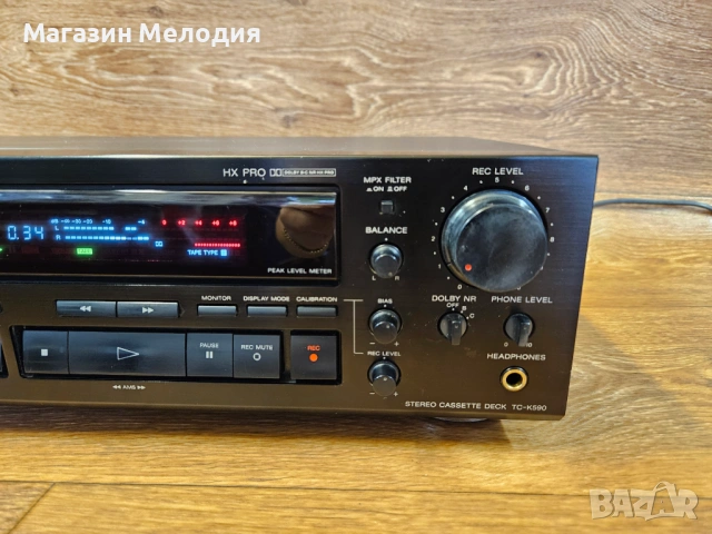Триглав касетен дек Sony TC-K590 – Аналогово съвършенство от златната ера на касетите, снимка 6 - Декове - 54679619