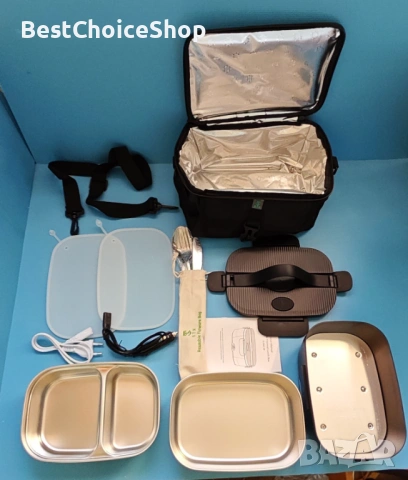 STN Electric Lunch Box, кутия за затопляне на храна 75W - 1,5 L, снимка 5 - Аксесоари и консумативи - 54858058