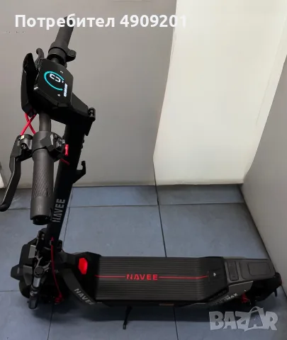Електрически скутер-тротинетка NAVEE E-SCOOTER NT5 MAX ДО 25 КМ/Ч, ПРОБЕГ ДО 85 КМ. на едва 110 км, снимка 2 - Друга електроника - 55553354
