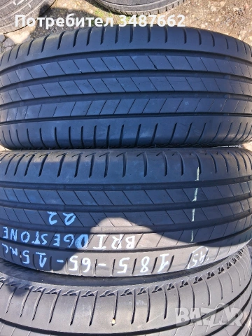 185 65 15 BRIDGESTONE 4броя летни дот 2022г , снимка 2 - Гуми и джанти - 54097184
