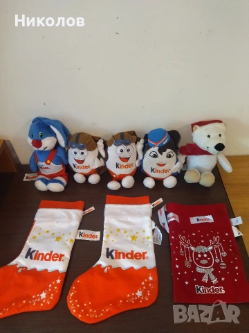 Продавам лот колекция KINDER играчки-пластмасови и плюшени, снимка 2 - Колекции - 55084356