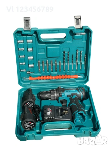 Акумулаторен ъглошлайф 76мм и двускоростен винтоверт KRAFT MASTER 24V 6AH , снимка 2 - Ъглошлайфи - 55076426