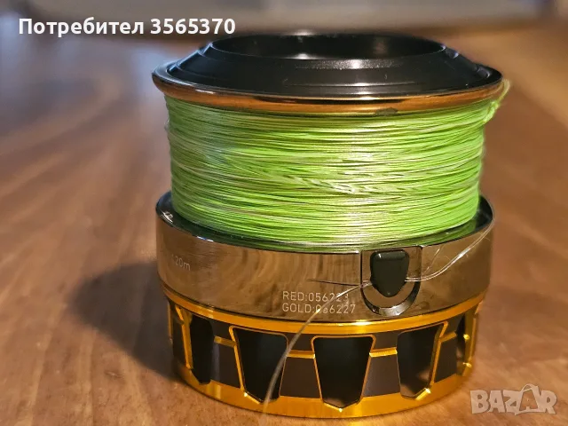 Шпула за макари Daiwa RCS 2508PE, произведена от SLP WORKS, цвят Gold, снимка 3 - Макари - 55424971