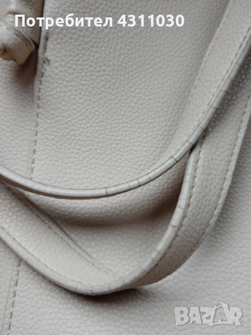 Дамска бежова чанта торба Mango, снимка 8 - Чанти - 53797934