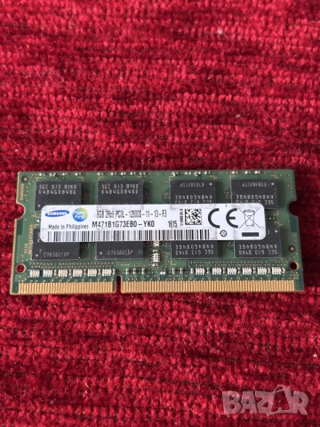 Samsung 8GB DDR3L (нисковолтова) RAM памет за лаптоп