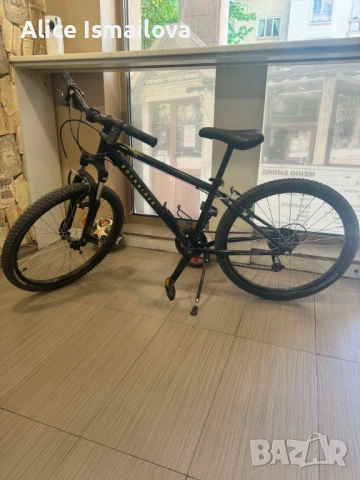 Детски велосипед Rockrider mtb 500, 24", черен, за ръст 135-150 см