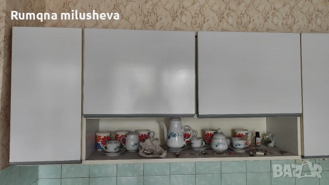 Бели кухненски шкафове , снимка 3 - Шкафове - 55163311