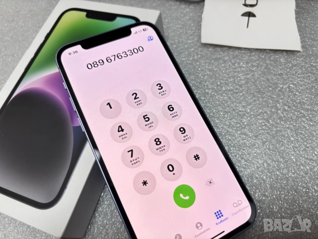 Перфектен! Като нов! 100% Батерия! Смартфон Apple iPhone 12, 64 GB, Purple, снимка 4 - Apple iPhone - 54686421